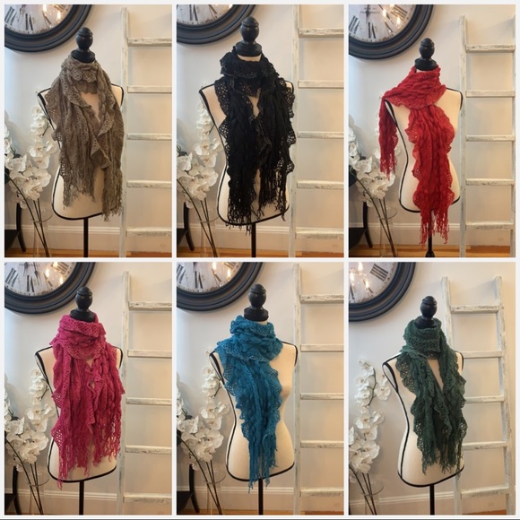 CLEARANCE‼️Ruffled Boho Scarf - Picture 7 of 7